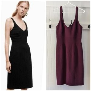 Aritzia Babaton Marsden Purple Corset Bodycon Midi Dress